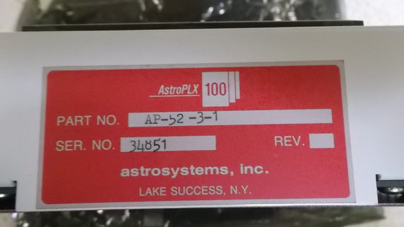 ASTRO PLX AP-52-3-1 SERVO CONTROL POSTION SYNCHRONIZER *NEW IN BOX*