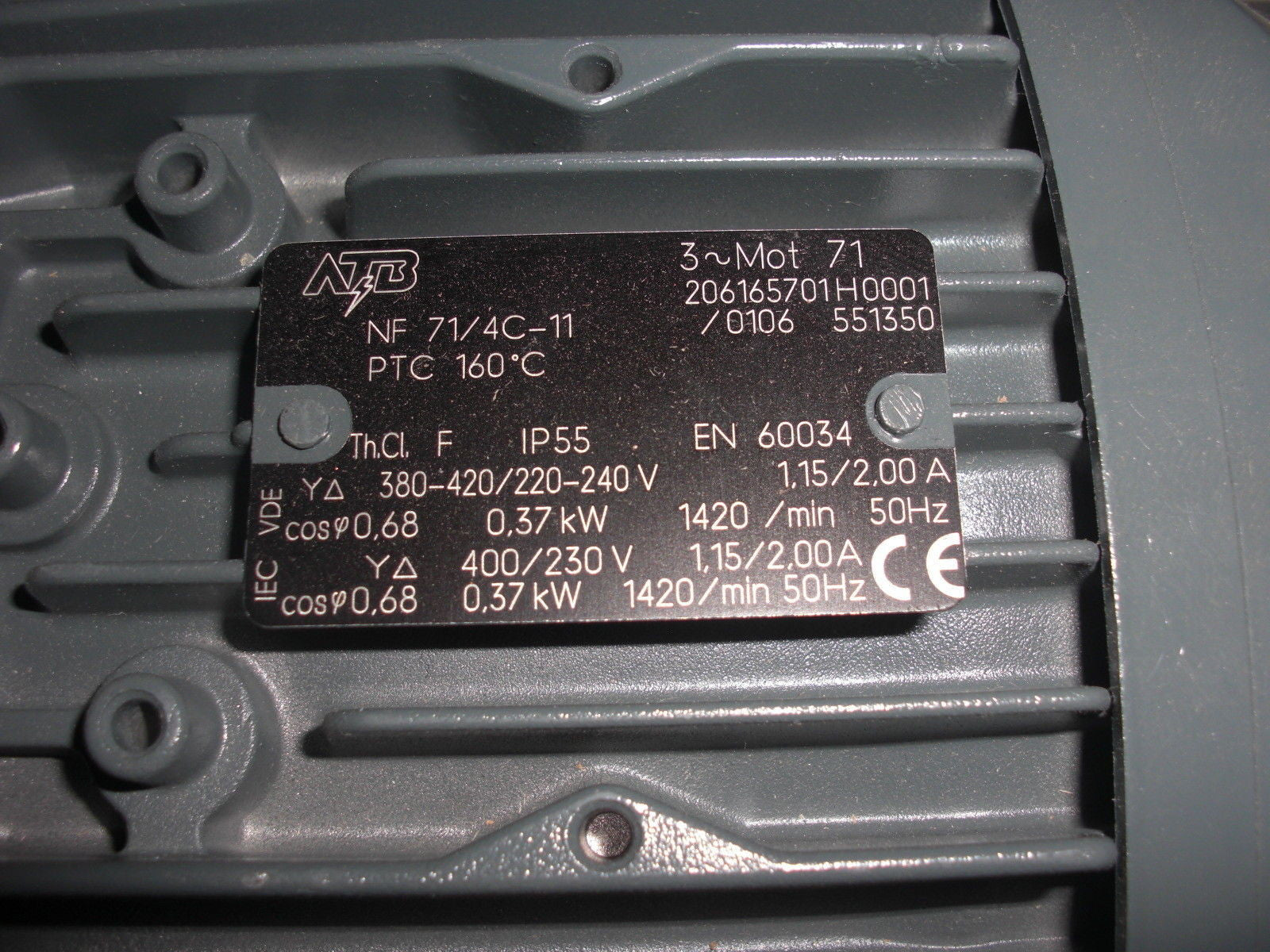 ATB NF 71/4C-11 220-240V *USED*