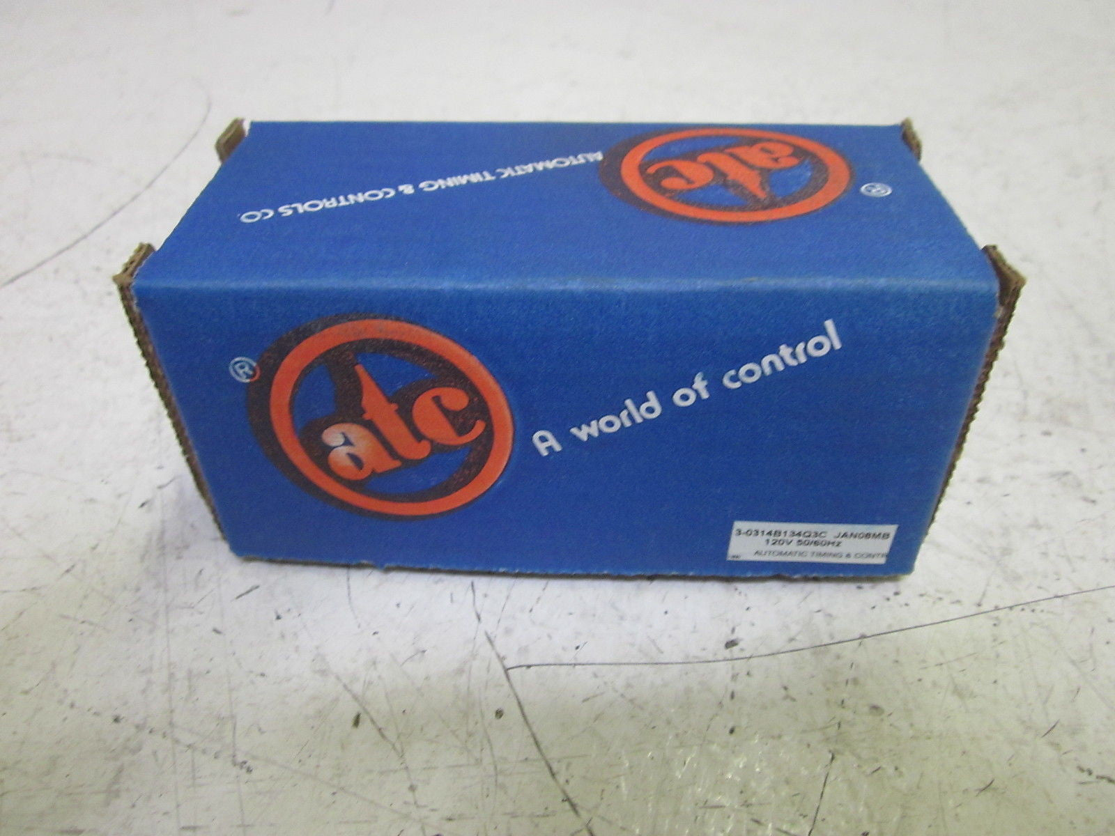 ATC 3-0314B134Q3C JAN08MB TIMER 0-1.00 SEC. 120V *NEW IN BOX*