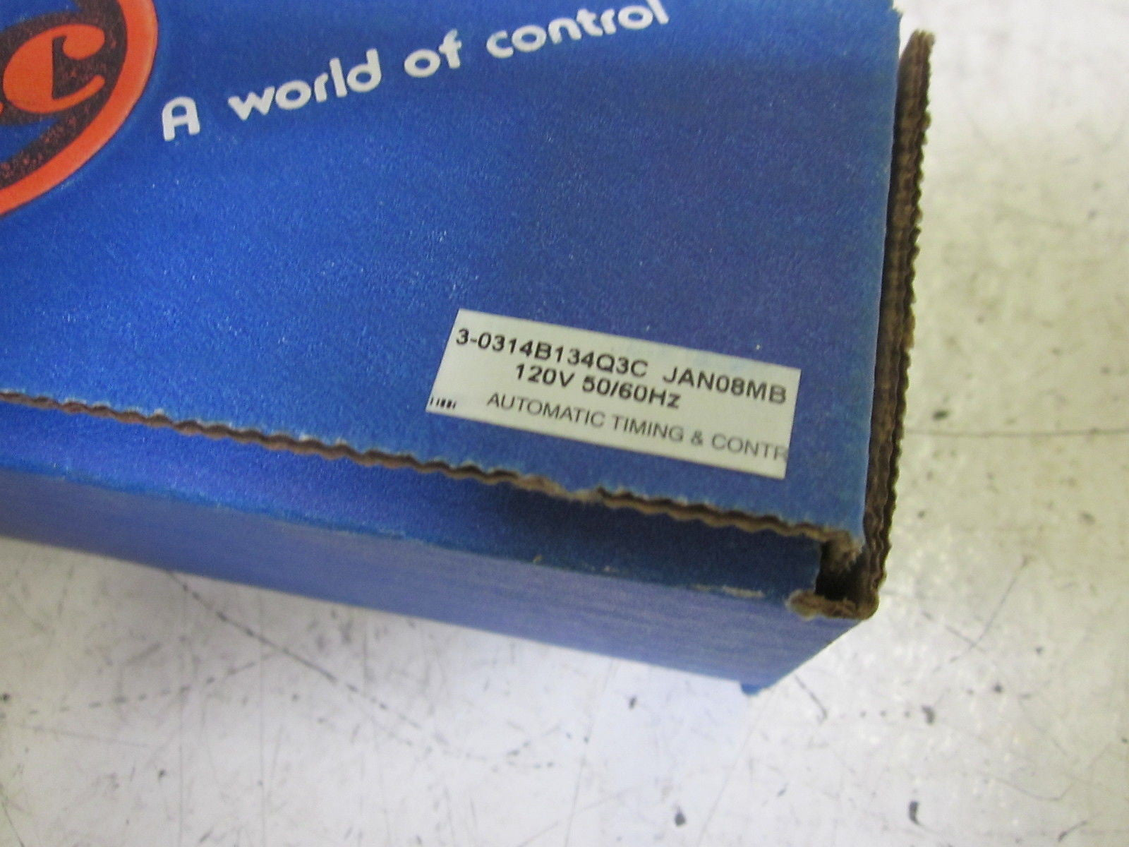 ATC 3-0314B134Q3C JAN08MB TIMER 0-1.00 SEC. 120V *NEW IN BOX*