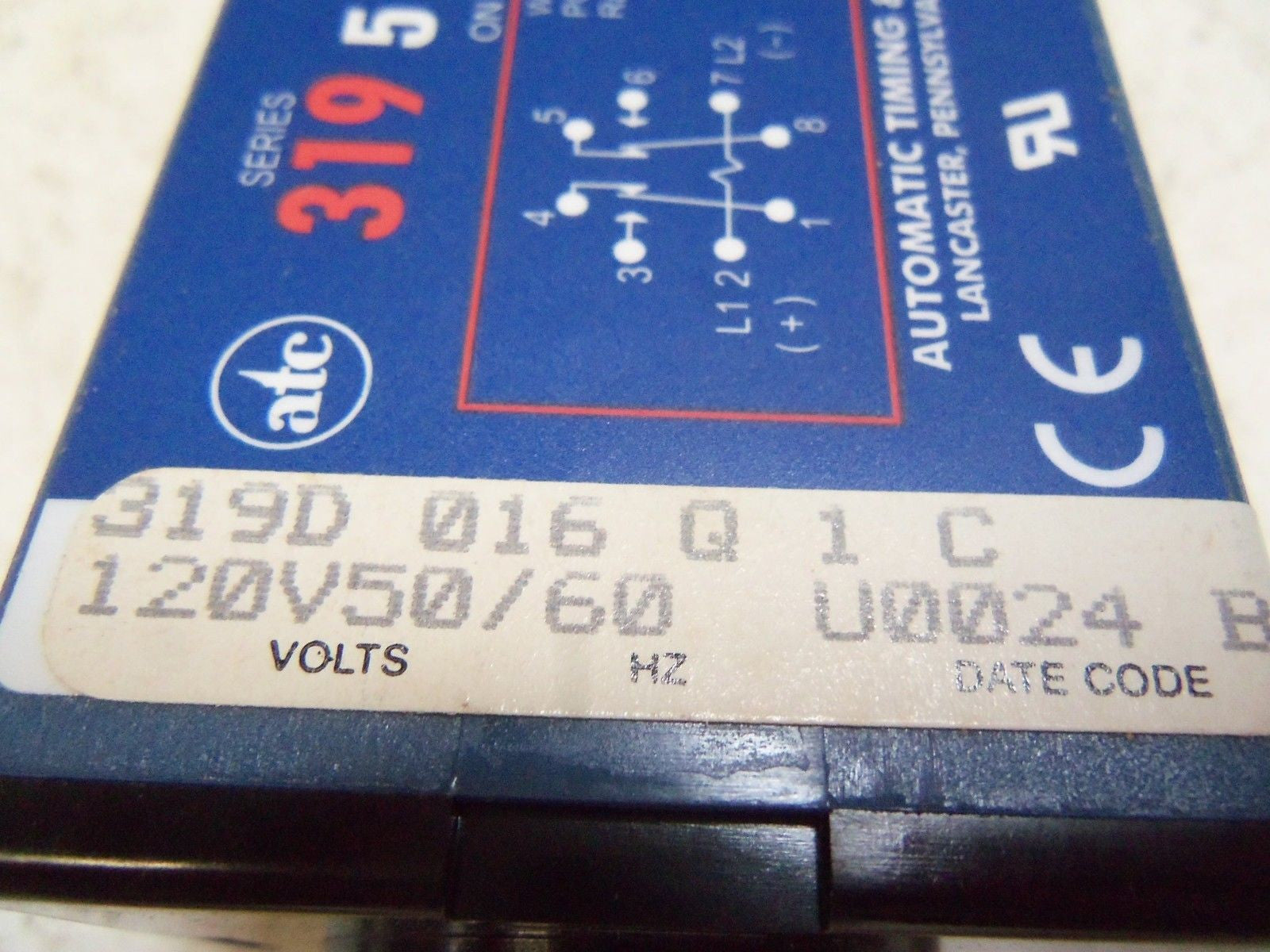 ATC 319D-016-Q-1-C TIMER *NEW IN BOX*