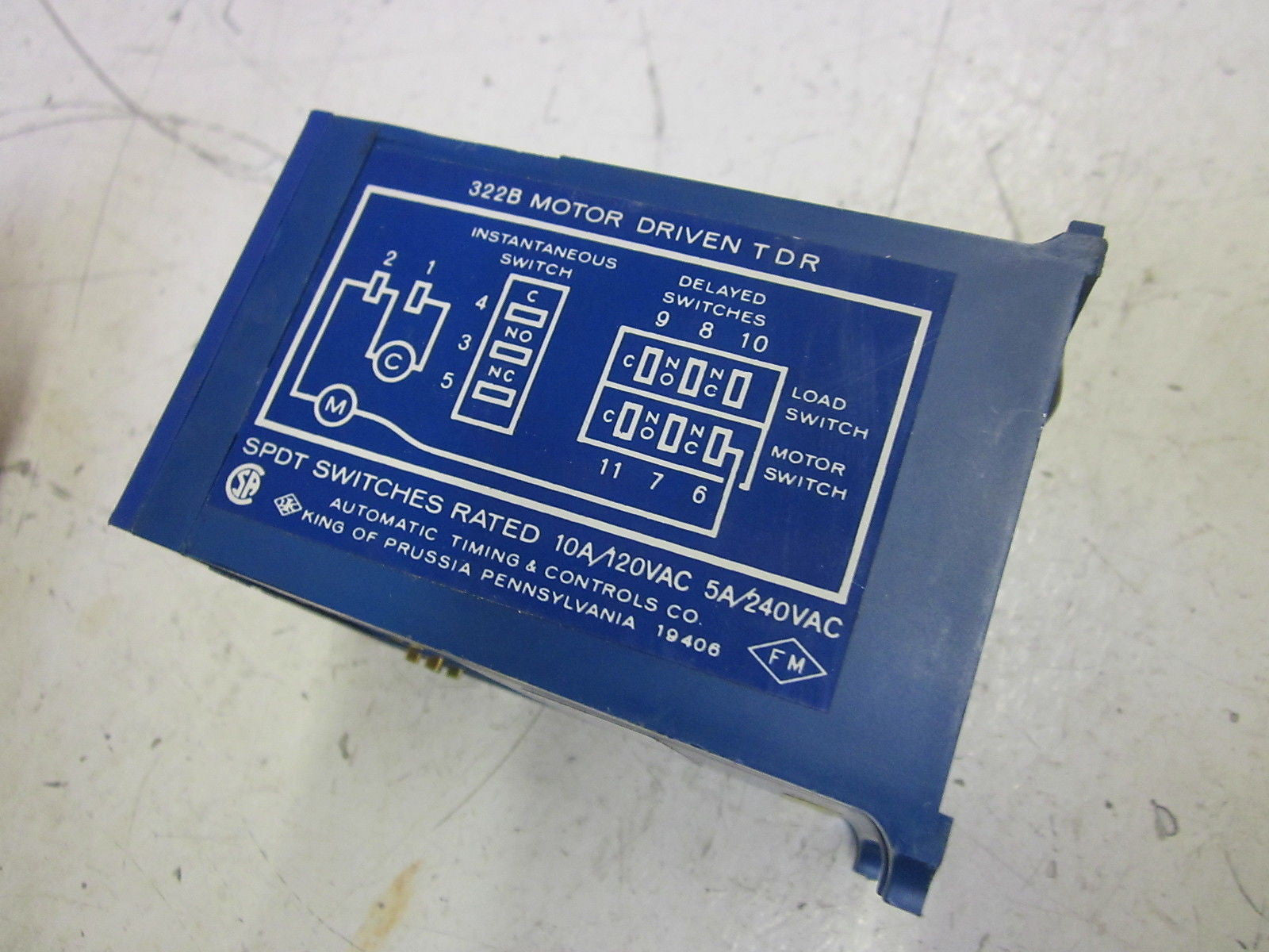 ATC 322B-005-A-12-CS TIMER 120V *NEW NO BOX*