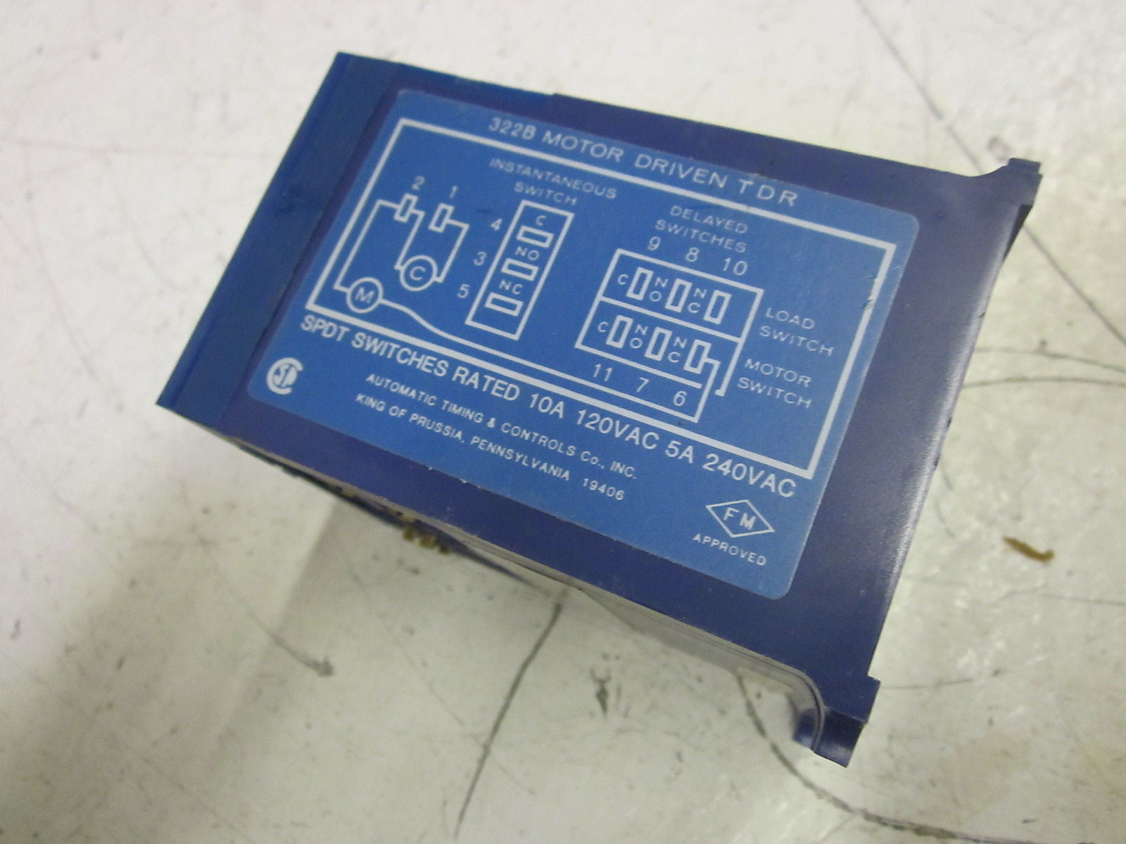 ATC 322B-005-A-22-CS TIMER 120V *NEW NO BOX*