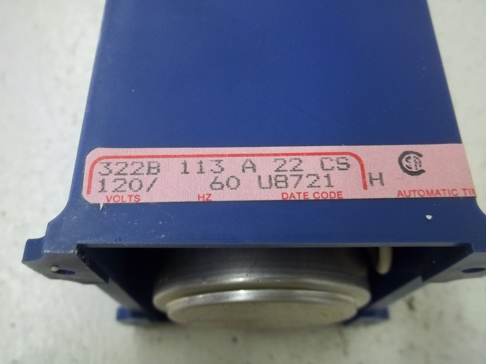 ATC 322B113A22CS TIMER 120V  *USED*