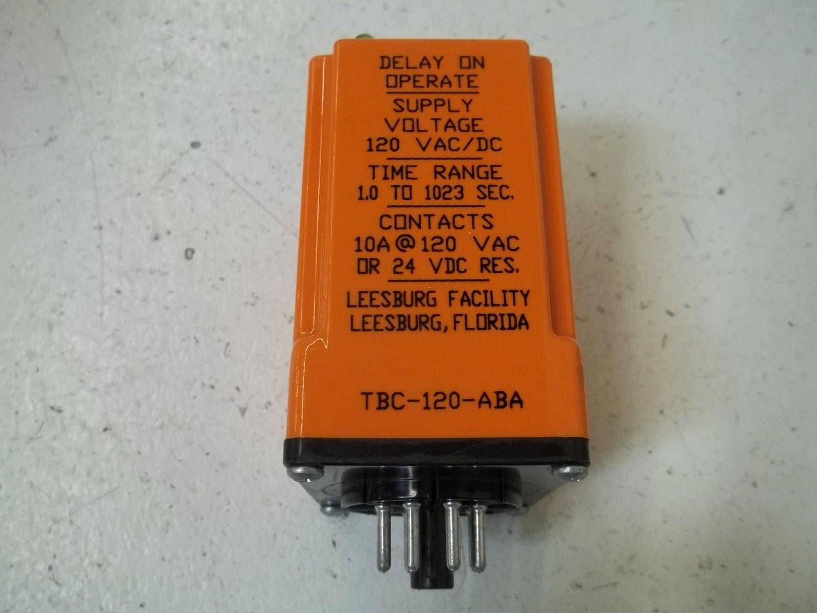 ATC TBC-120-ABA TIME DELAY RELAY *USED*
