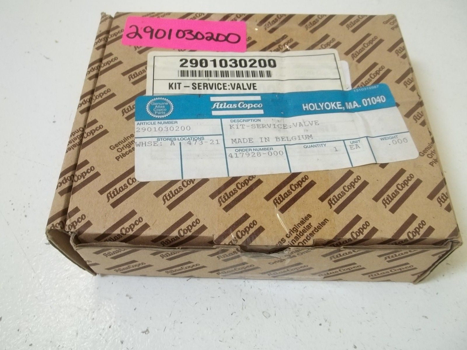 ATLAS COPCO 2901030200 KIT-SERVICE:VALVE *NEW IN BOX*