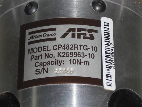 ATLAS COPCO CP482RTG-10 TORQUE ALUMINUM TRANSDUCER *USED*