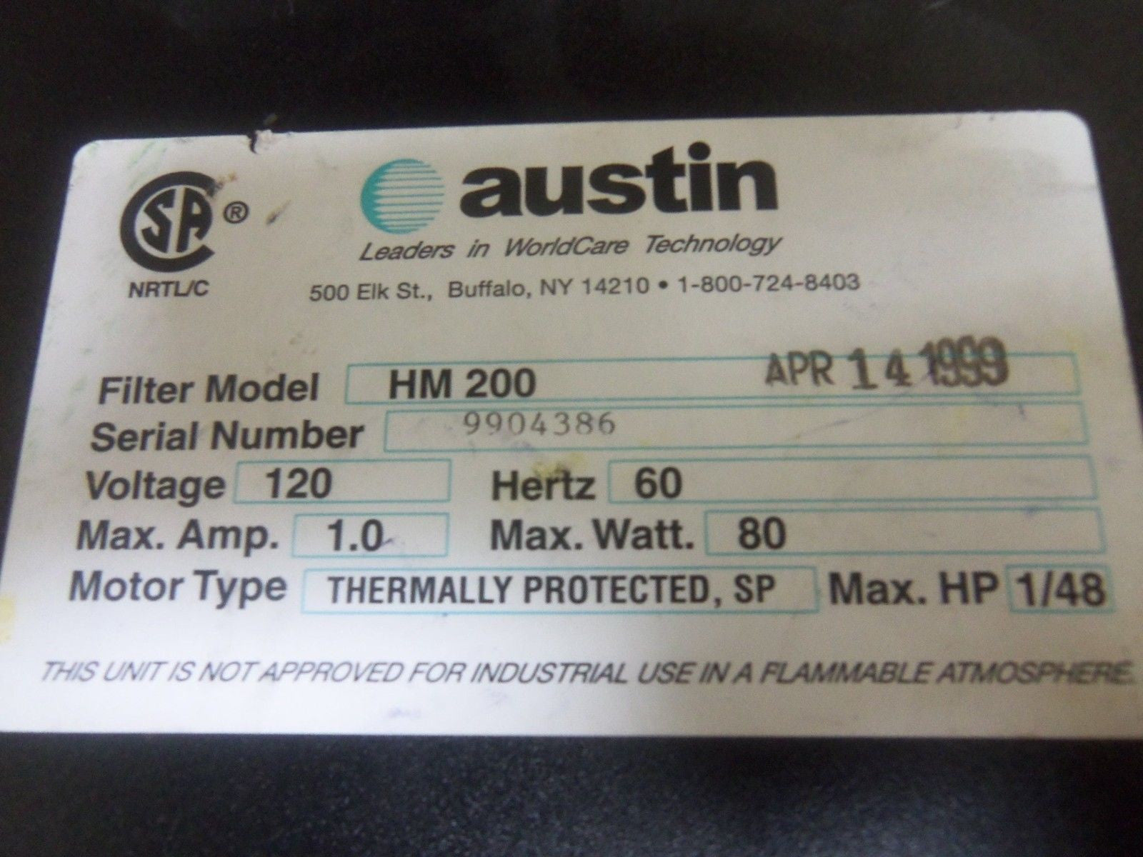 AUSTIN HM200 *USED*