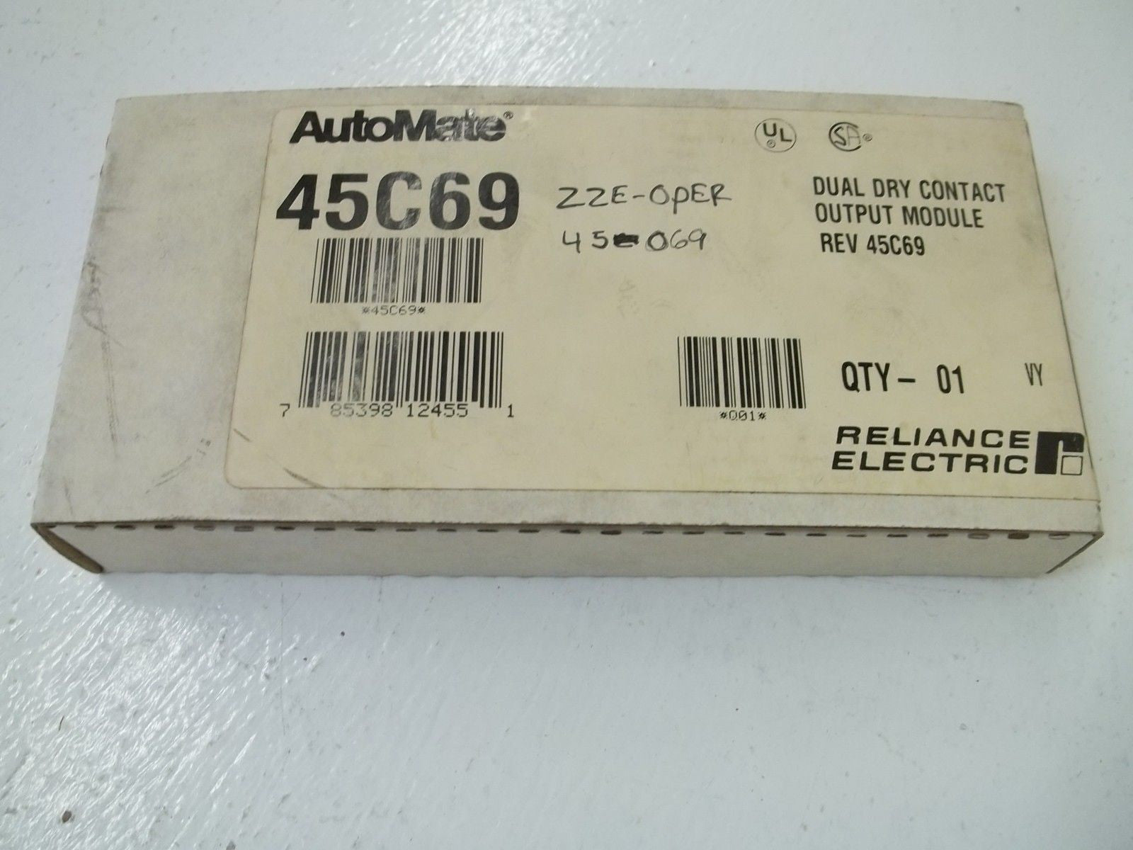 AUTOMATE 45C69 DUAL DRY CONTACT OUTPUT MODULE *NEW IN BOX*