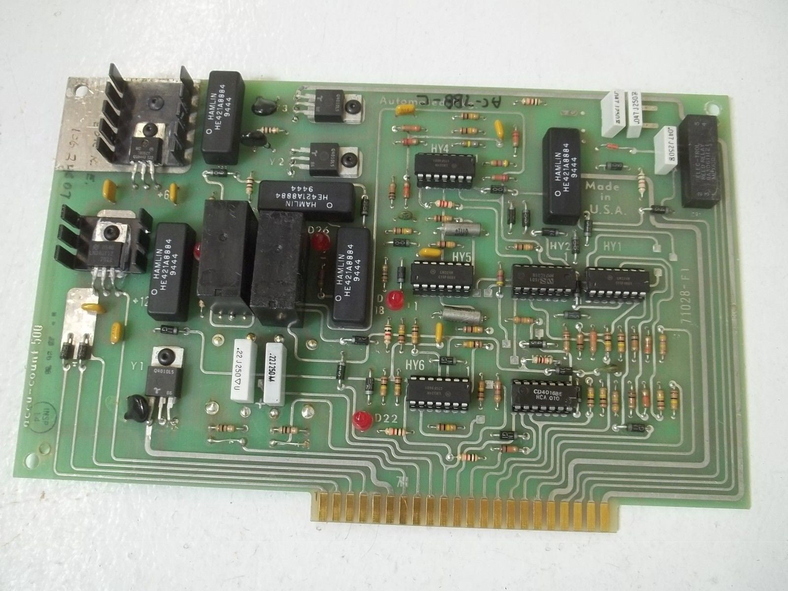 AUTOMATED PACKAGING  71028-F1 BOARD *USED*