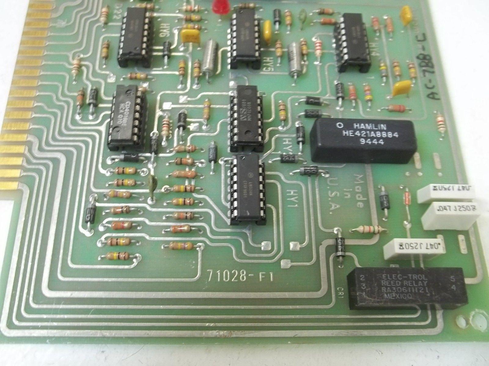 AUTOMATED PACKAGING  71028-F1 BOARD *USED*