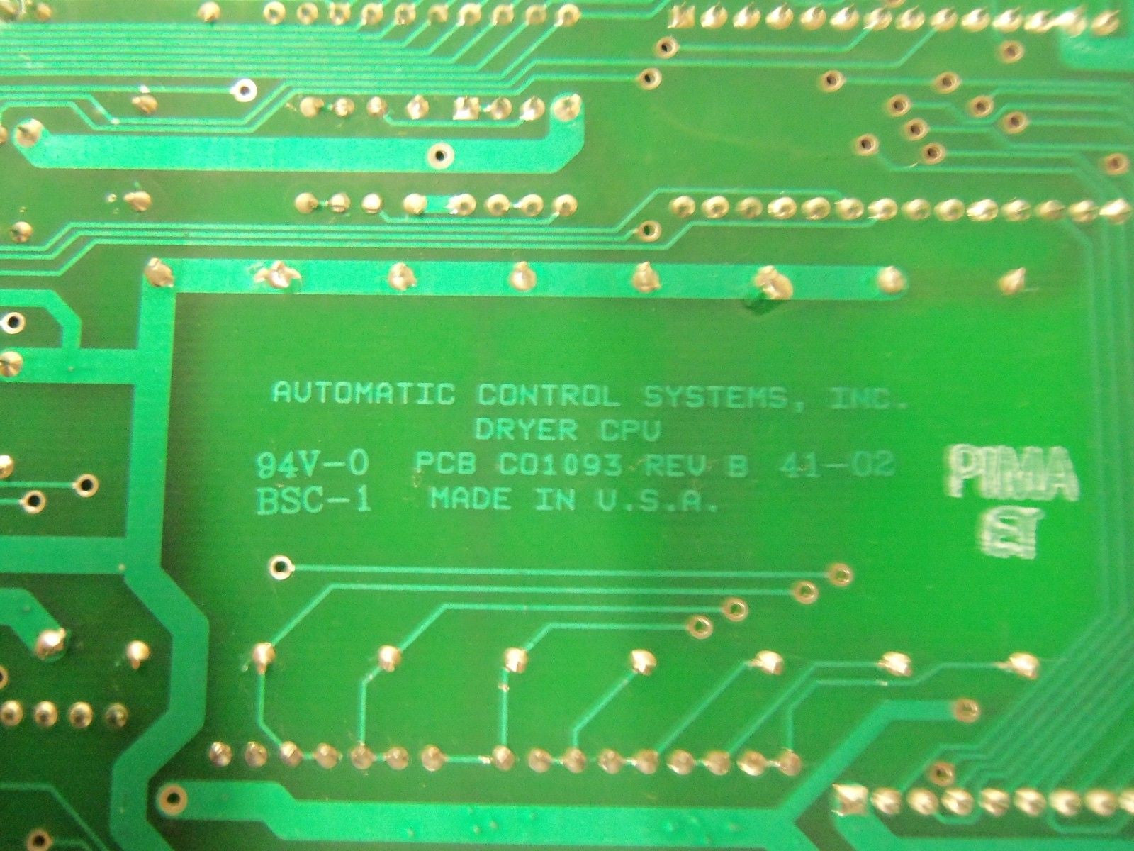 AUTOMATIC CONTROL CIRCUIT CARD  C07034 *USED*