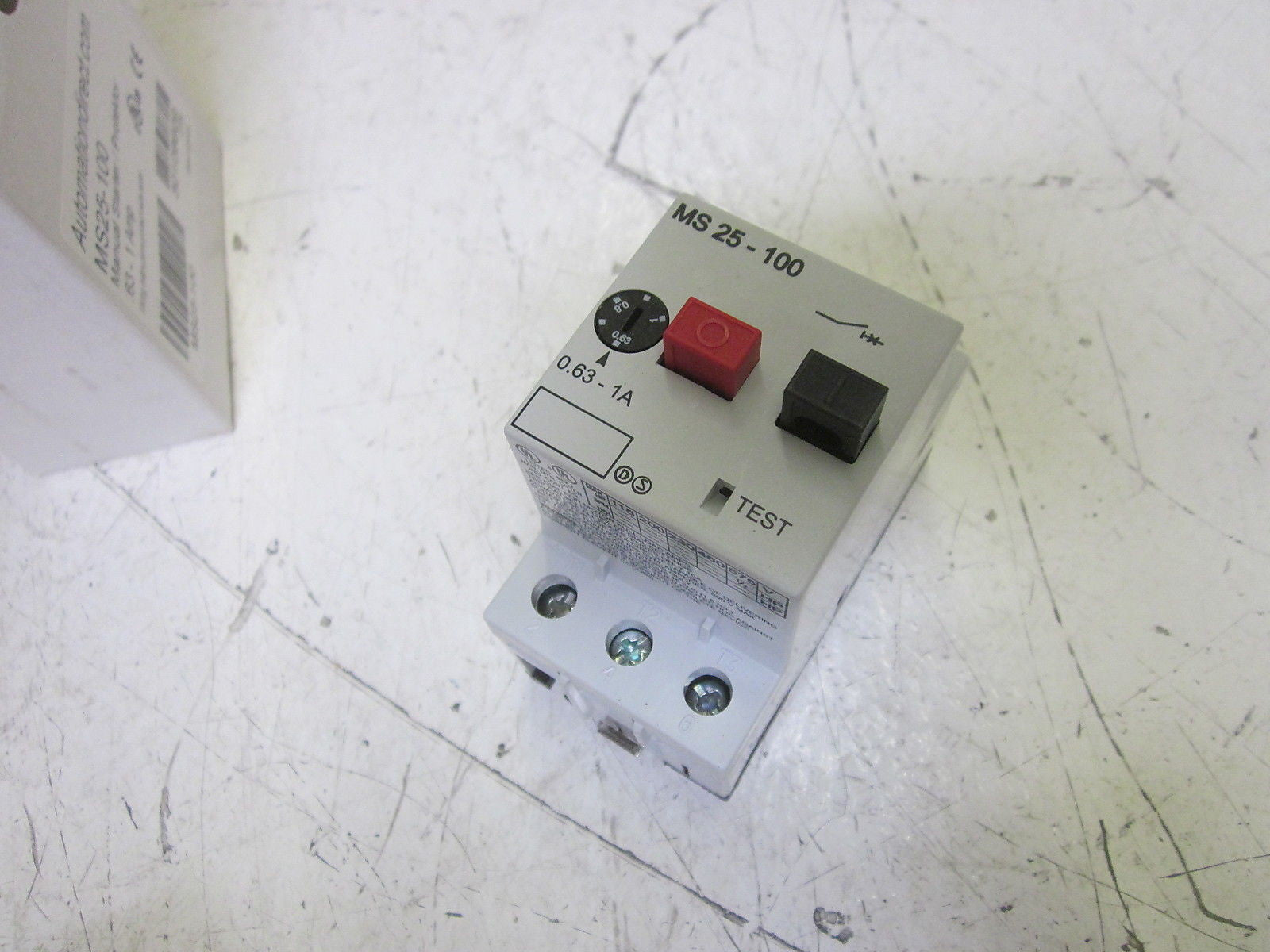 AUTOMATION DIRECT MS25-100 MANUAL STARTER .63-1A  *NEW IN BOX*