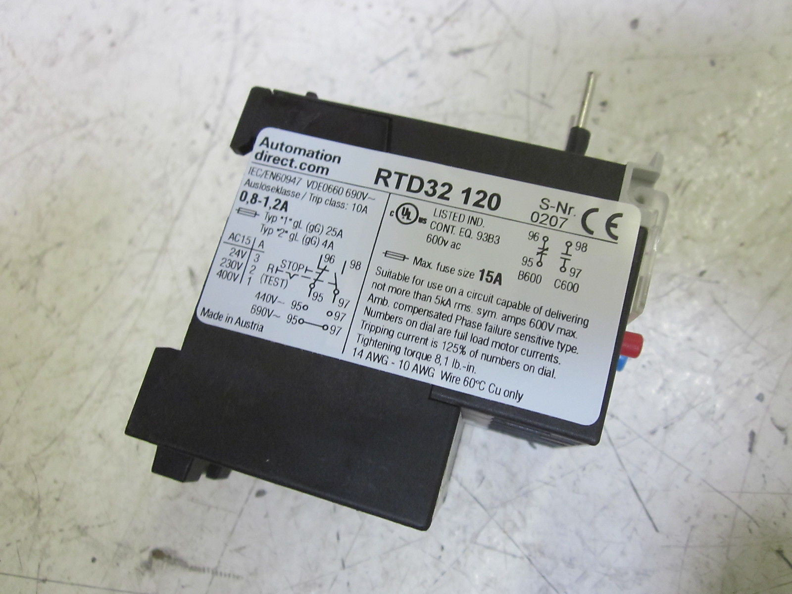 AUTOMATION DIRECT RTD32-120 0,8-1,2A *NEW IN BOX*