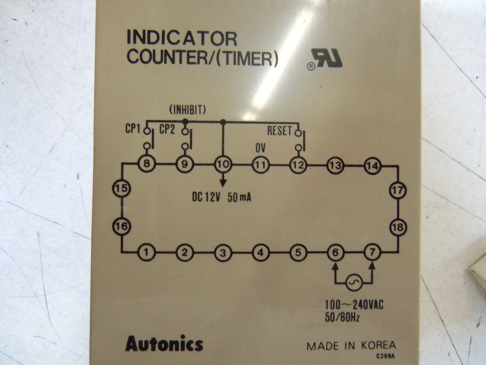 AUTONICS F4C TACHO METER *NEW IN BOX*