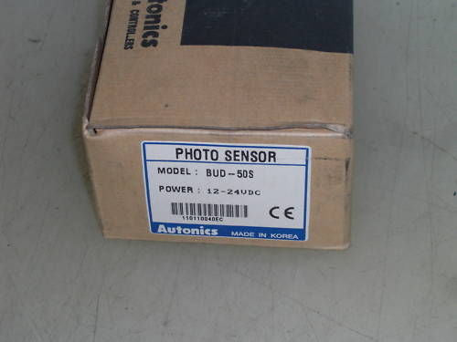 AUTONICS BUD-50S PHOTO SENSOR *NEW IN BOX*