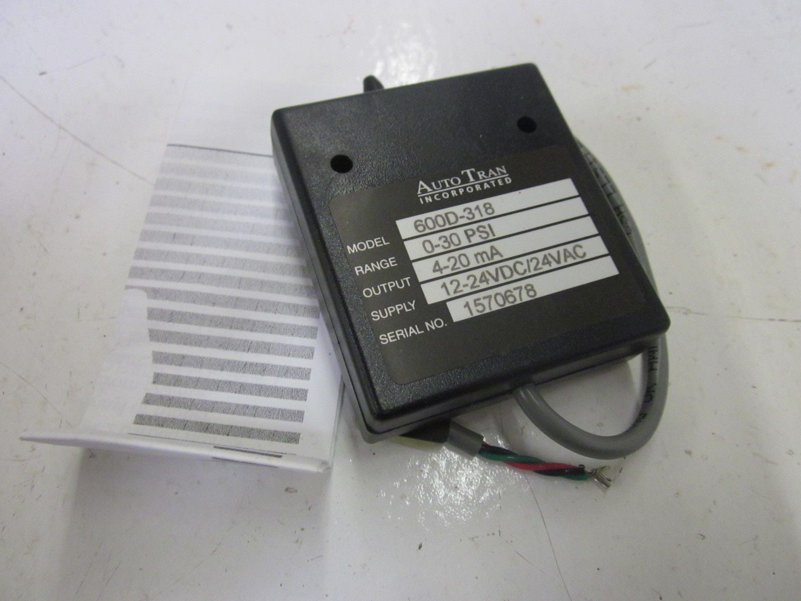 AUTOTRAN 600D-318 *NEW NO BOX*