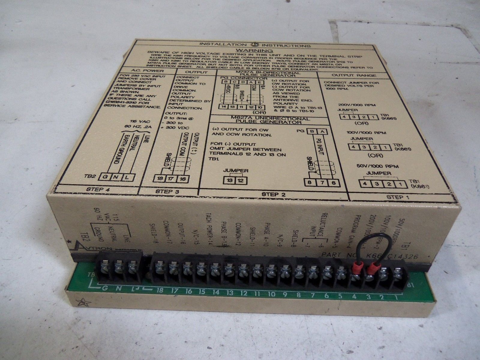 AVTRON K661 *USED*