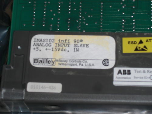 BAILEY ANALOG INPUT SLAVE IMASI02 *NEW*