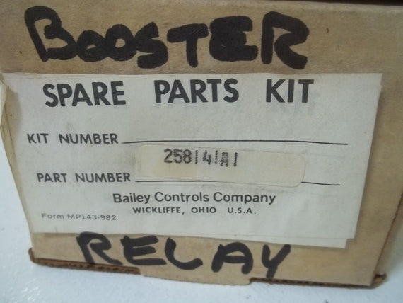 BAILEY CONTROLS 258141A1 SPARE PARTS KIT *USED*