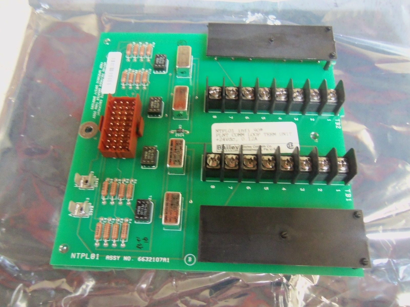 BAILEY NTPL01 PC BOARD TERMINATION UNIT *NEW IN BOX*