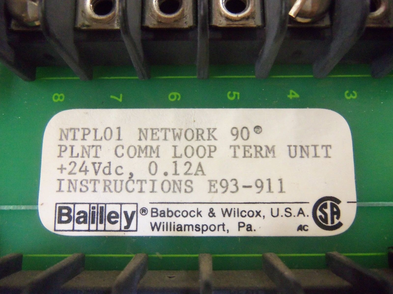 BAILEY NTPL01 *USED*