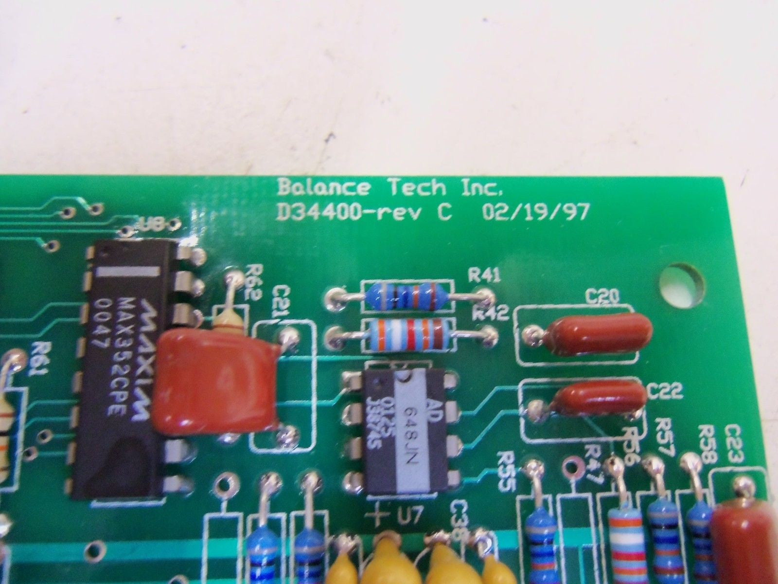 BALANCE TECH NC. D34400 *NEW NO BOX*