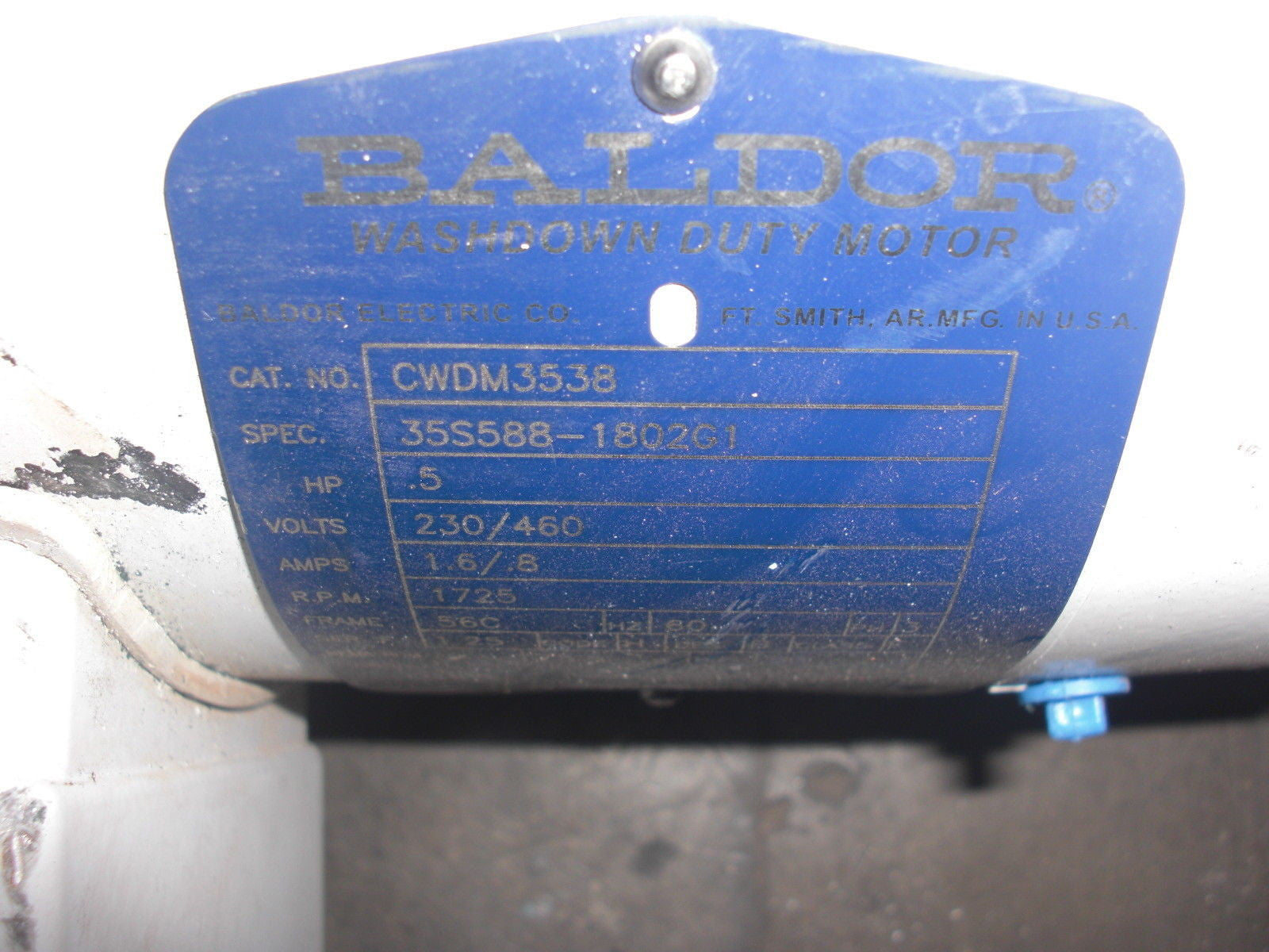 BALDOR CWDM3538 MOTOR .5 HP 1725 RPM *NEW NO BOX*