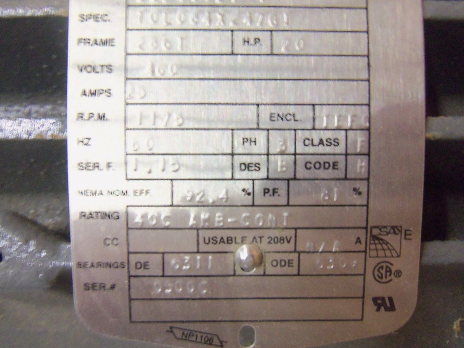 BALDOR ECP4102T-4 MOTOR *NEW IN BOX*