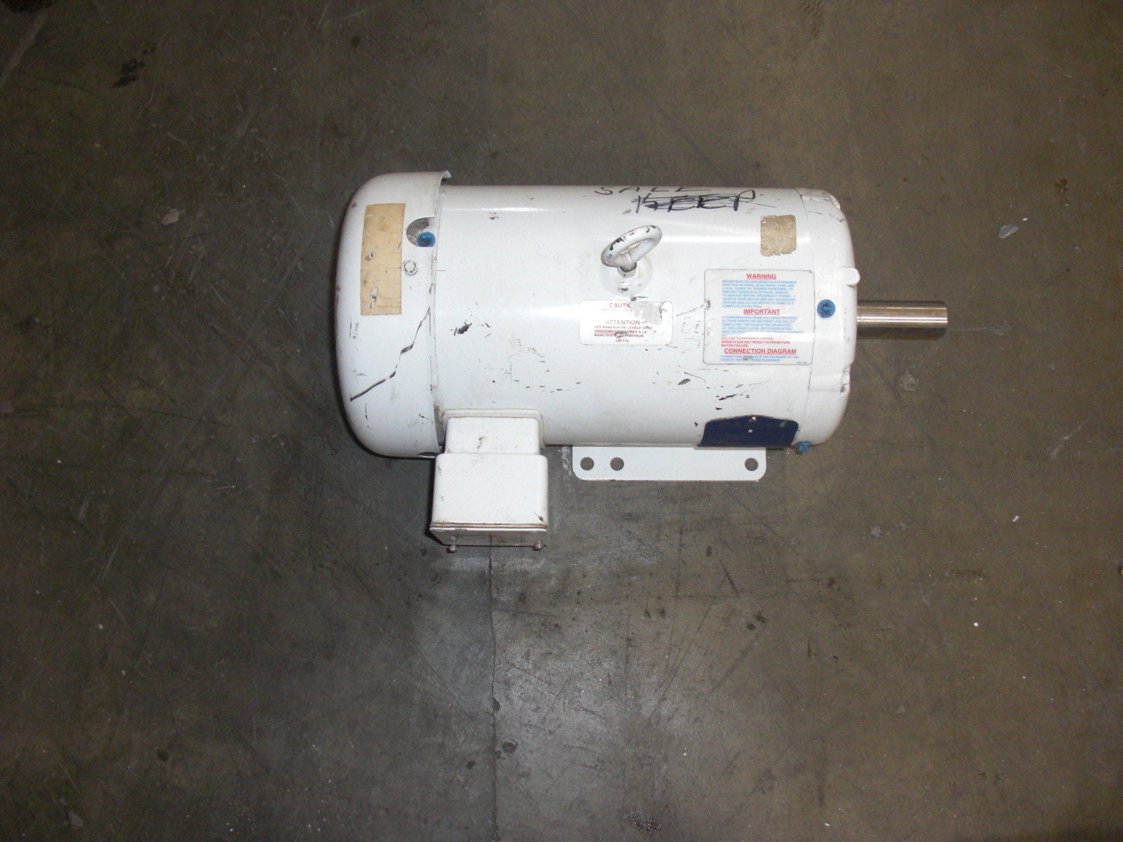 BALDOR EWDM3615T WASH DOWN DUTY MOTOR 5 HP 1750 RPM *NEW NO BOX*