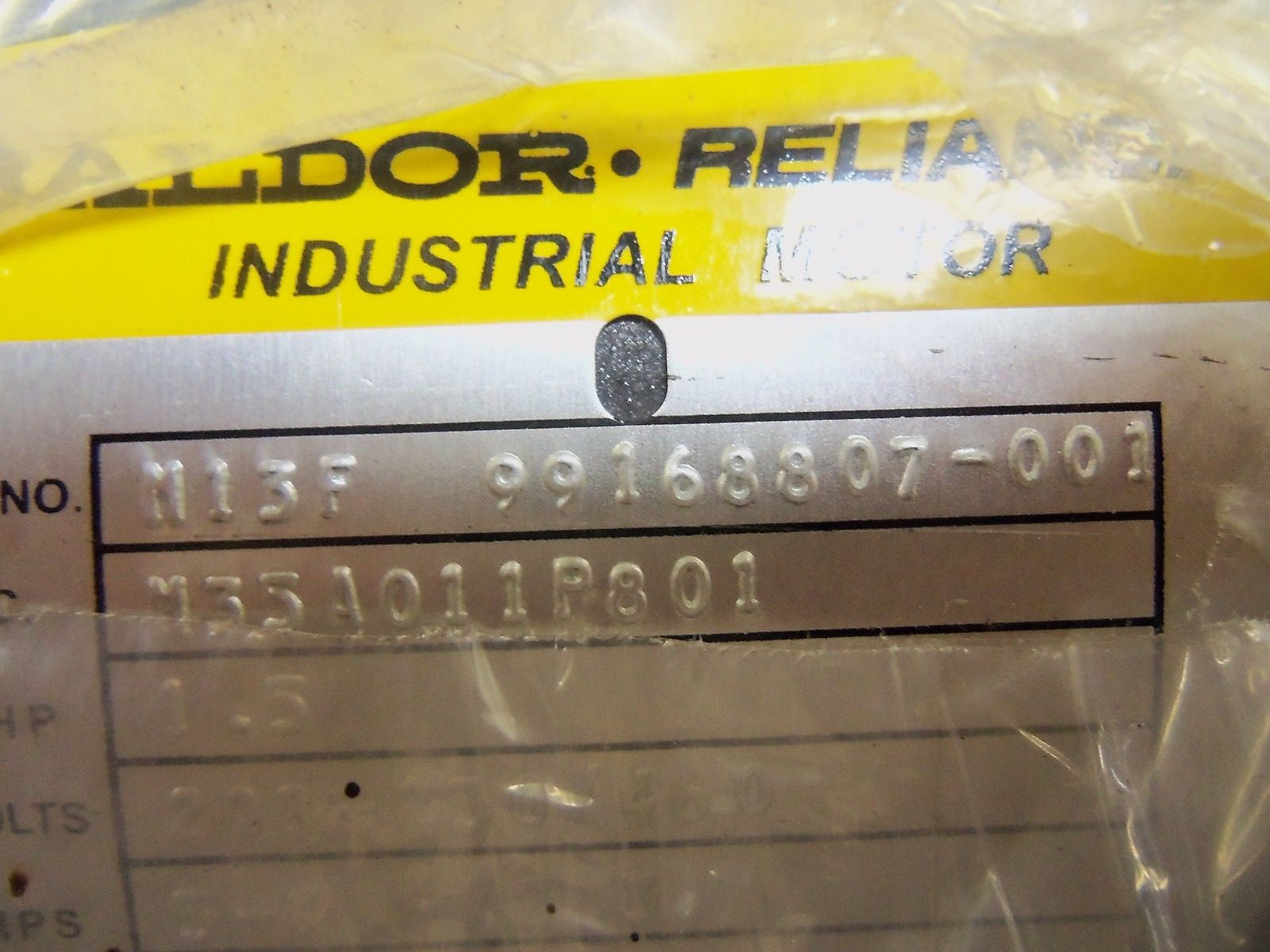 BALDOR M13F 99168807-001 *NEW NO BOX*