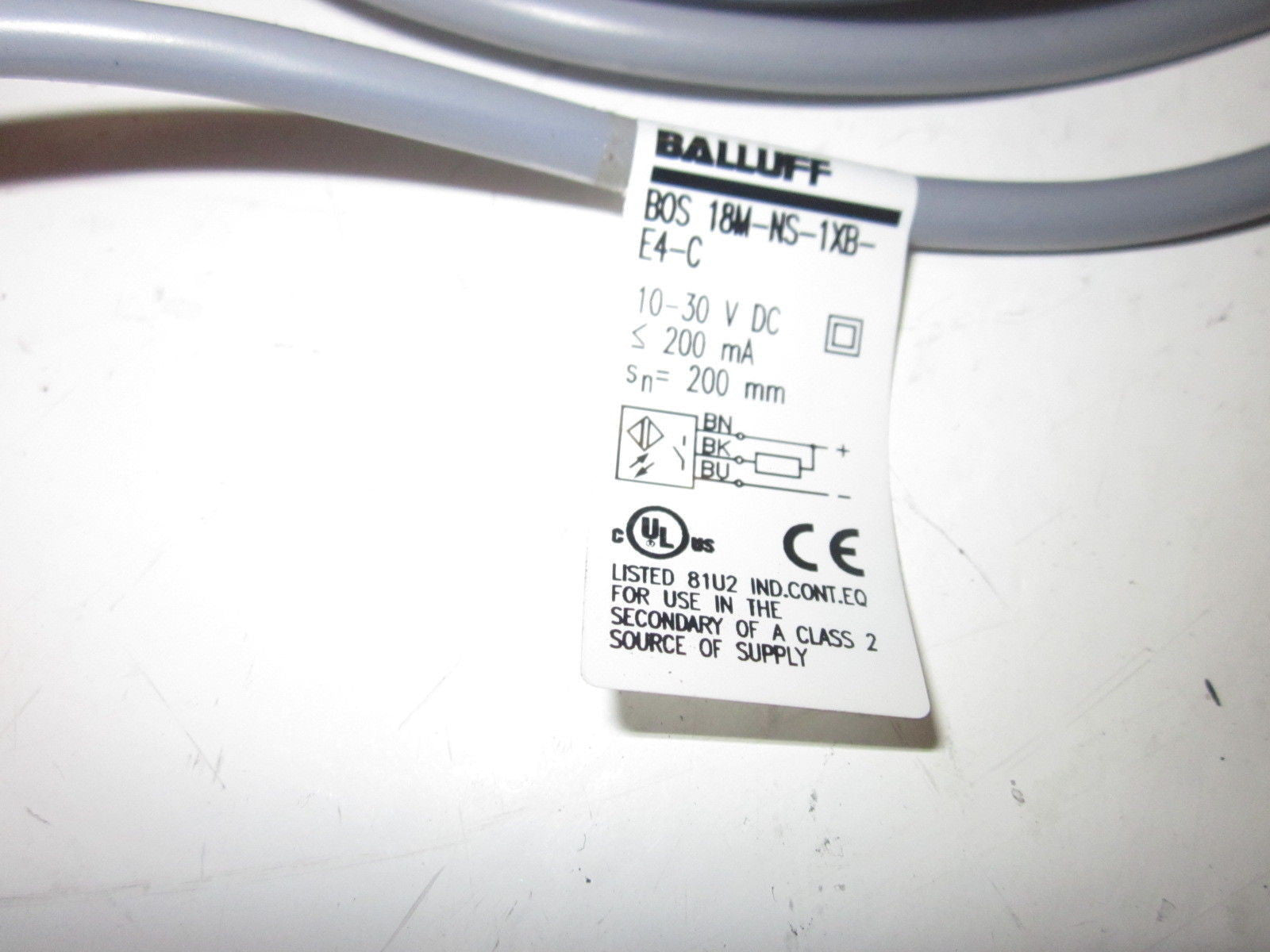 BALLUFF B0S 18M-NS-1XB-E4-C *NEW NO BOX*
