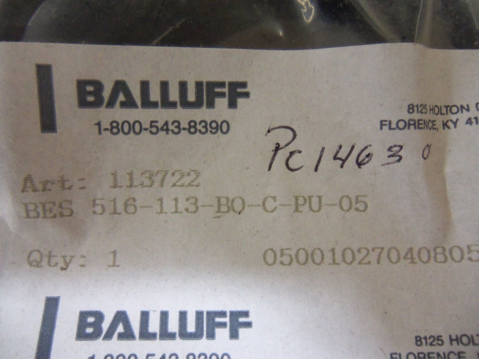 BALLUFF BES516-113-B0-C-PU-05 INDUCTIVE PROXIMITY SENSOR *NEW IN FACTORY BAG*