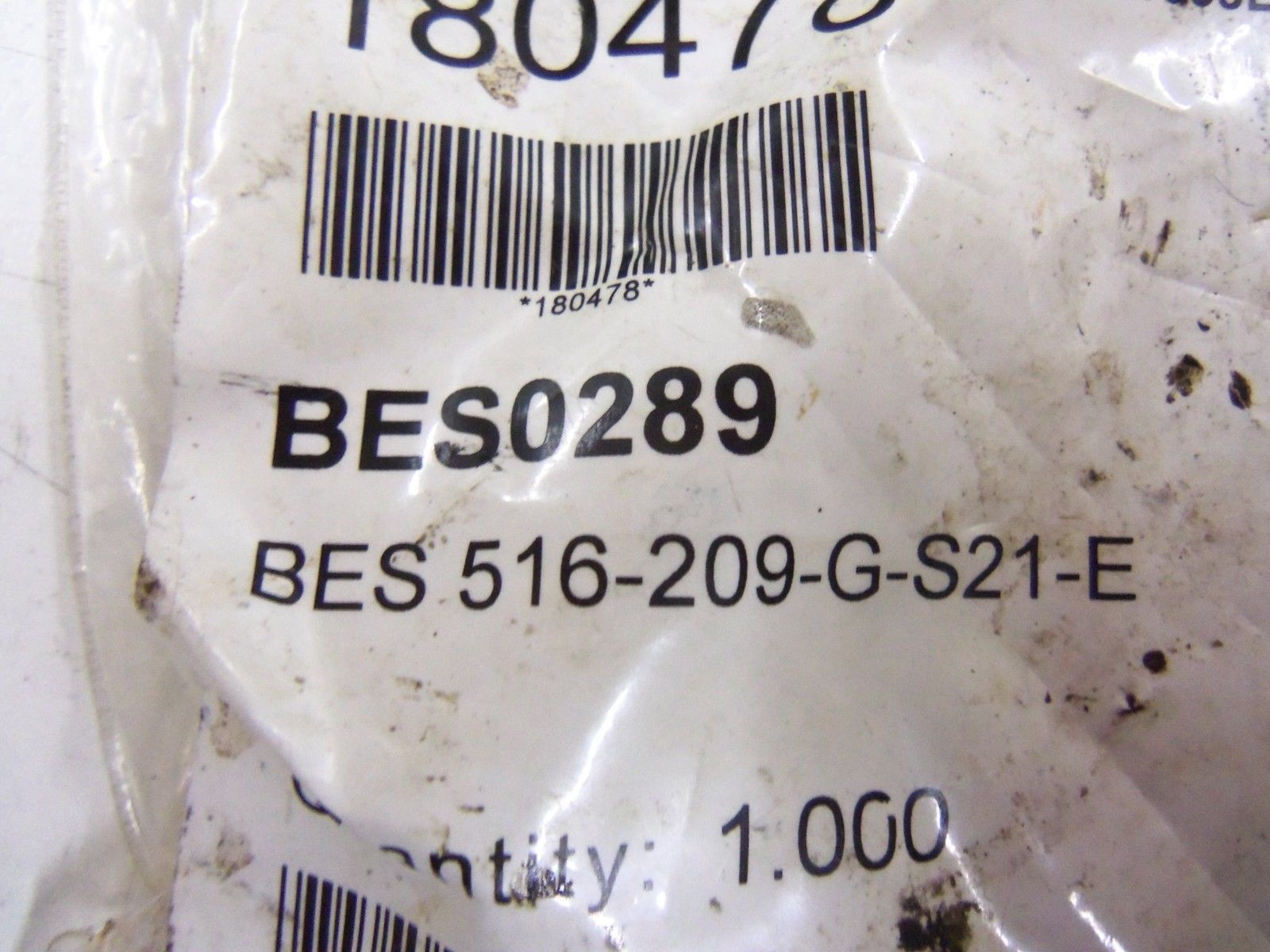 BALLUFF BES 516-209-G-S21-E *NEW IN BAG*