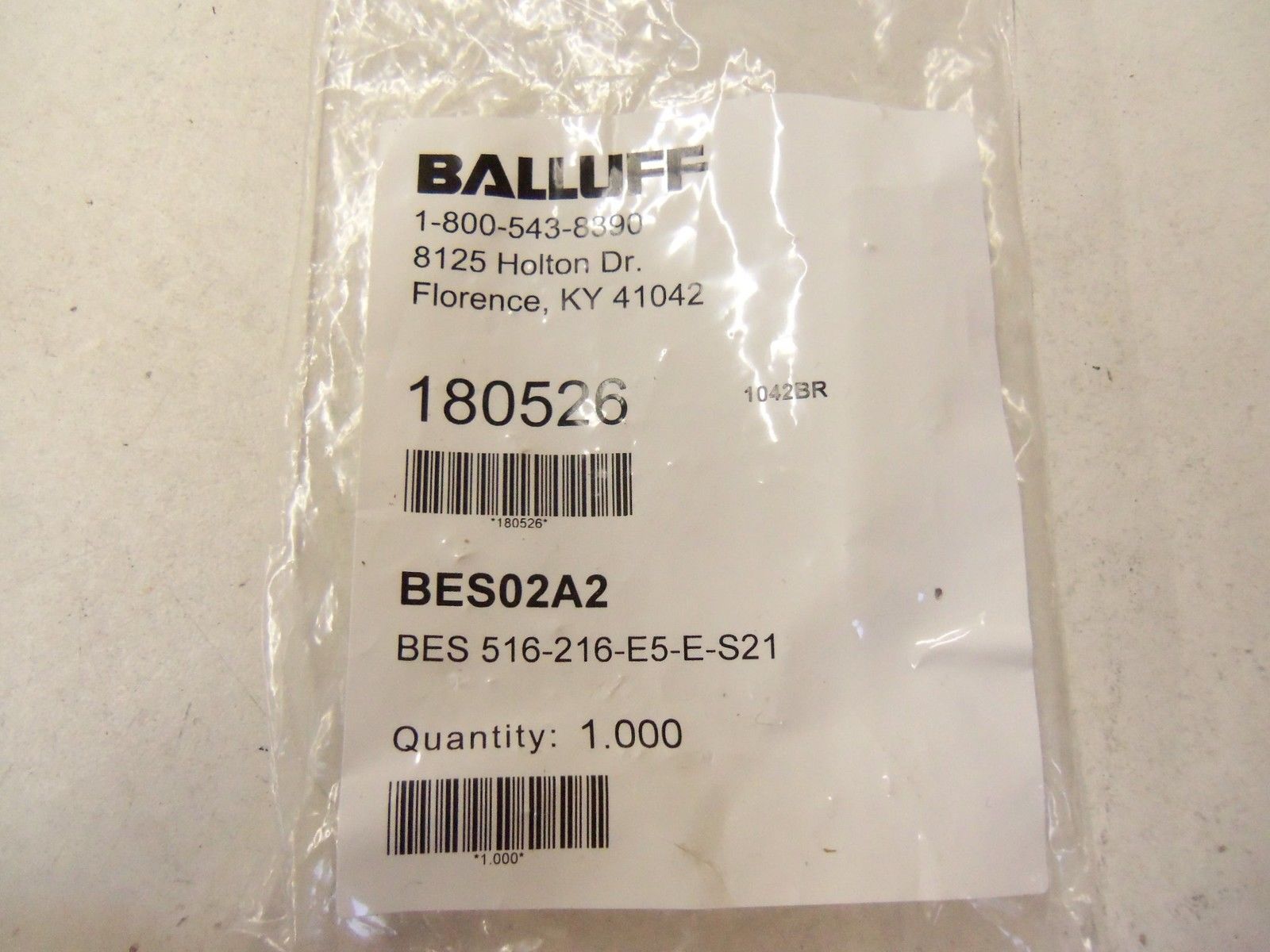 BALLUFF BES 516-216-E5-E-S21 INDUCTIVE SENSOR *NEW NO BOX*