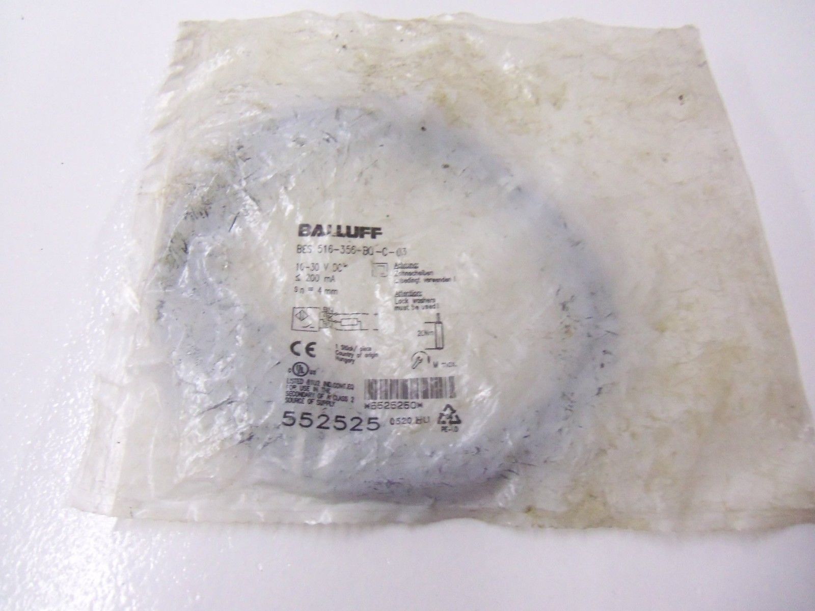 BALLUFF BES 516-356-BO-C-03 *NEW IN FACTORY BAG*
