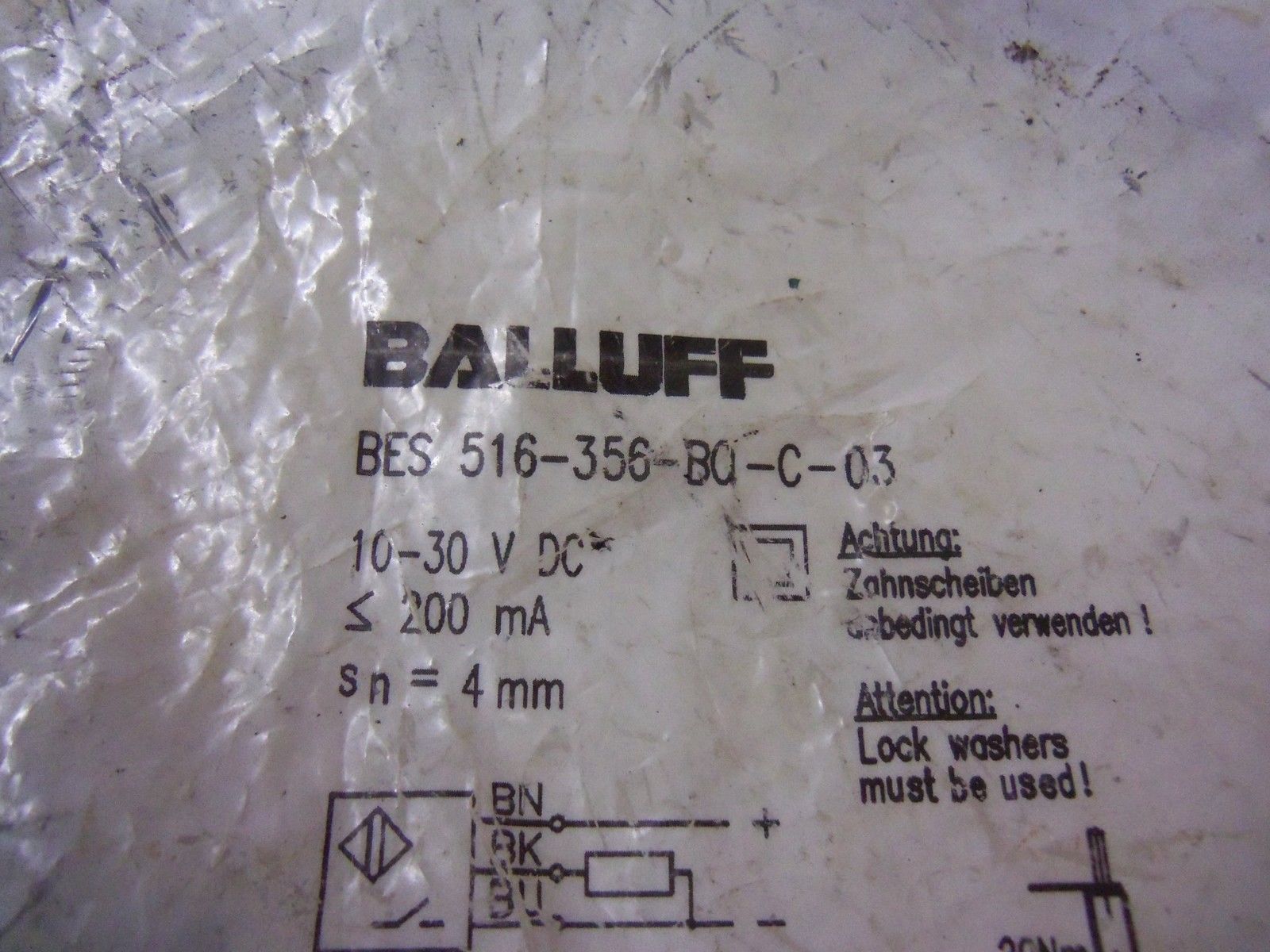 BALLUFF BES 516-356-BO-C-03 *NEW IN FACTORY BAG*