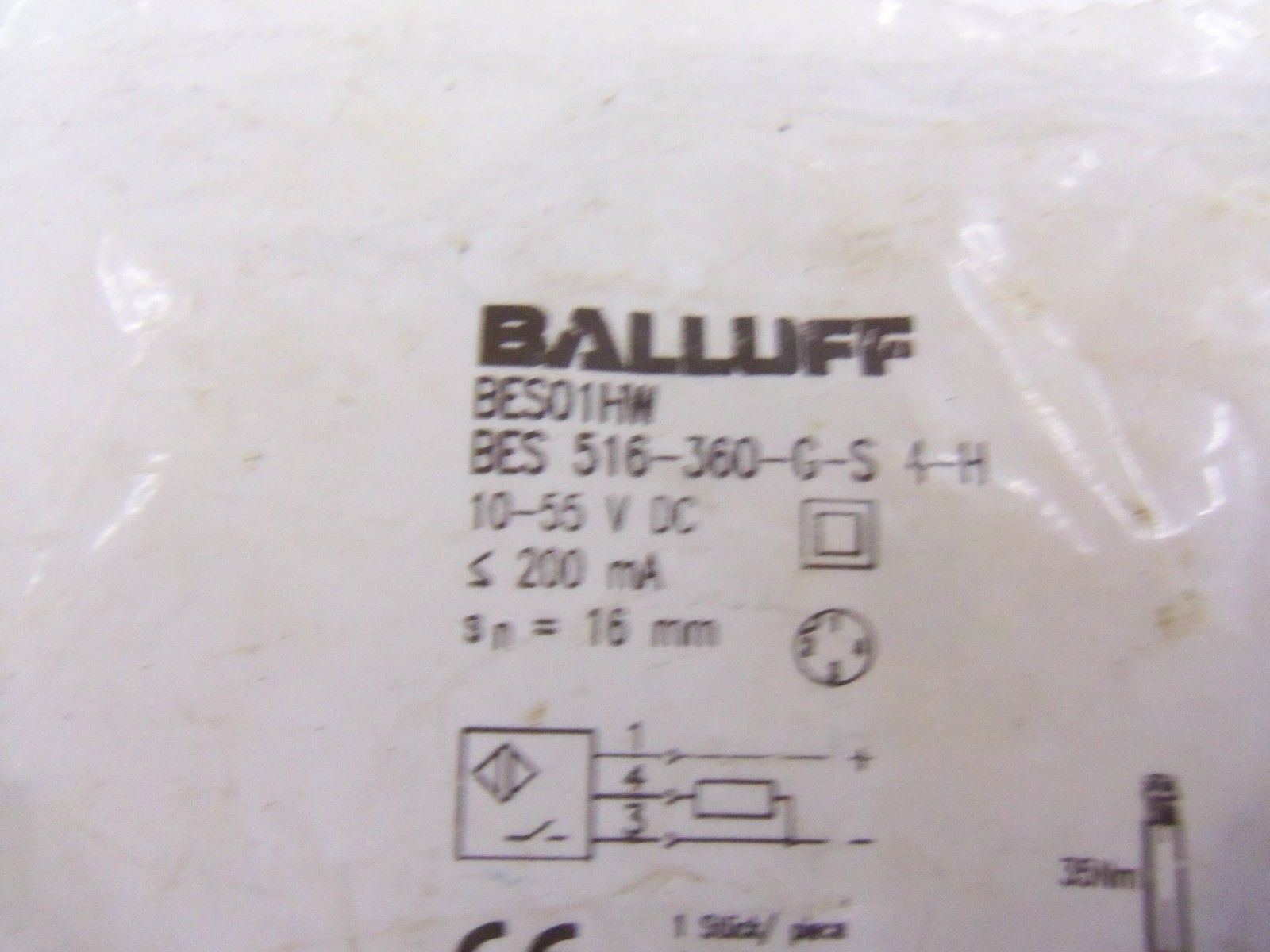 BALLUFF BES 516-360-G-S4-H *NEW IN FACTORY BAG*