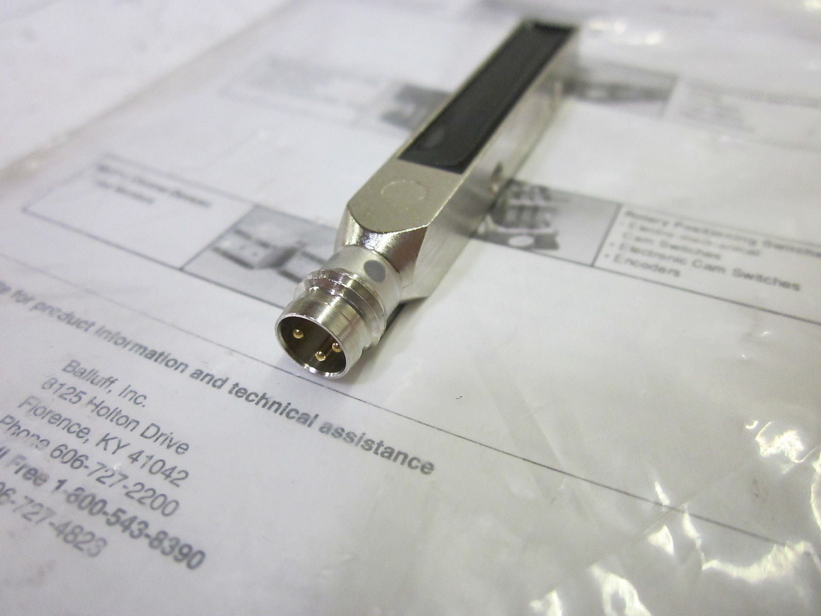 BALLUFF BES 516-371-G-E5-C-S49 INDUCTIVE SENSOR 10-30VDC *NEW IN A FACTORY BAG*