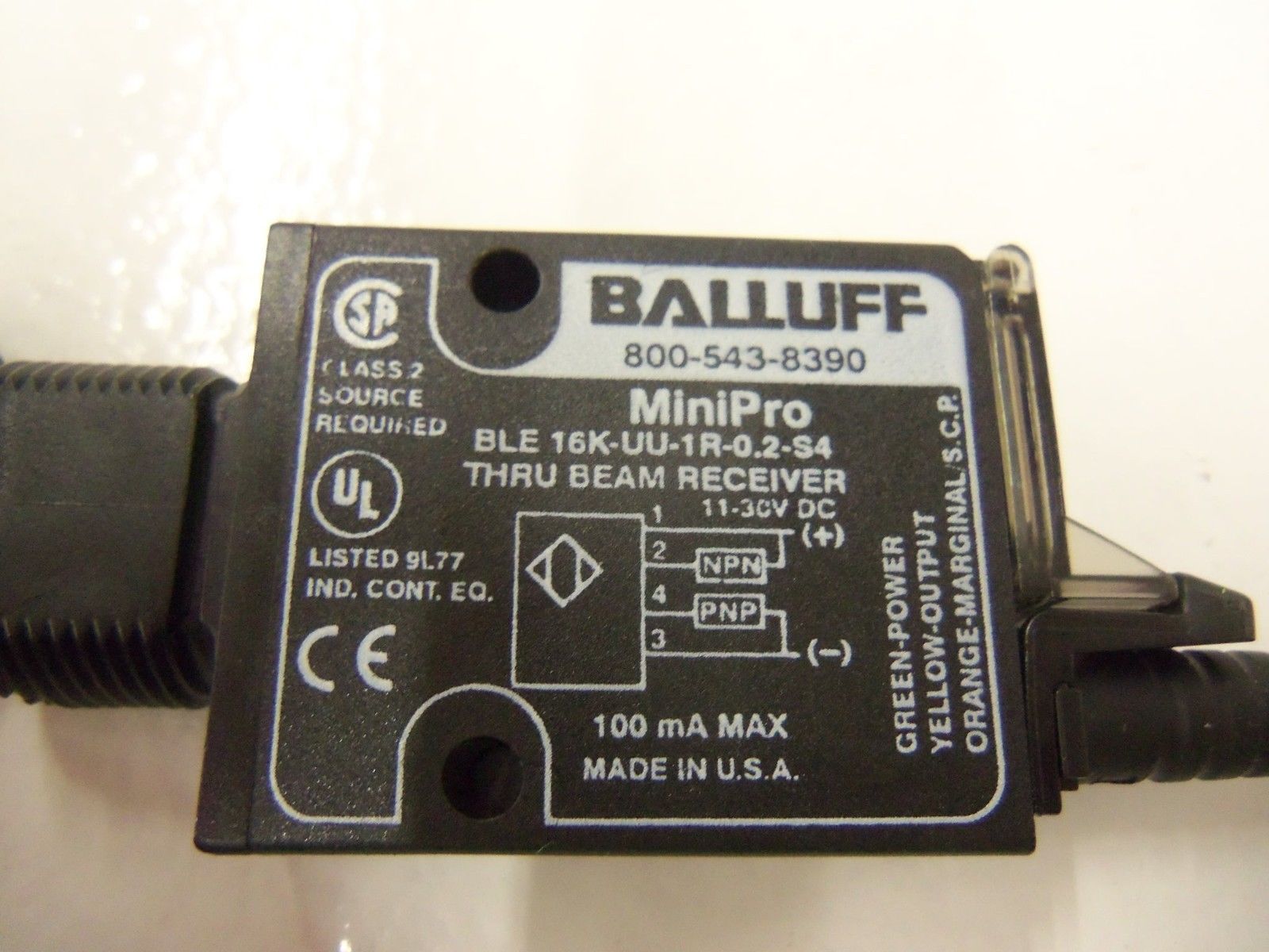 BALLUFF BLE 16K-UU-1R-0.2-S4 *USED*