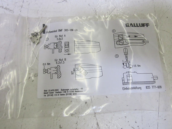 BALLUFF BMF 305-HW-26 MAGNETIC FIELD SENSORS *NEW IN A FACTORY BAG*