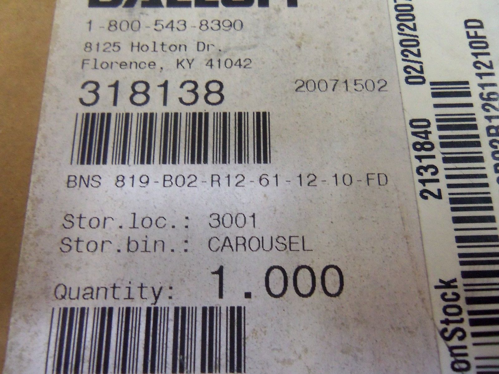 BALLUFF BNS 814-B02-R12-61-12-10-FD *NEW IN BOX*
