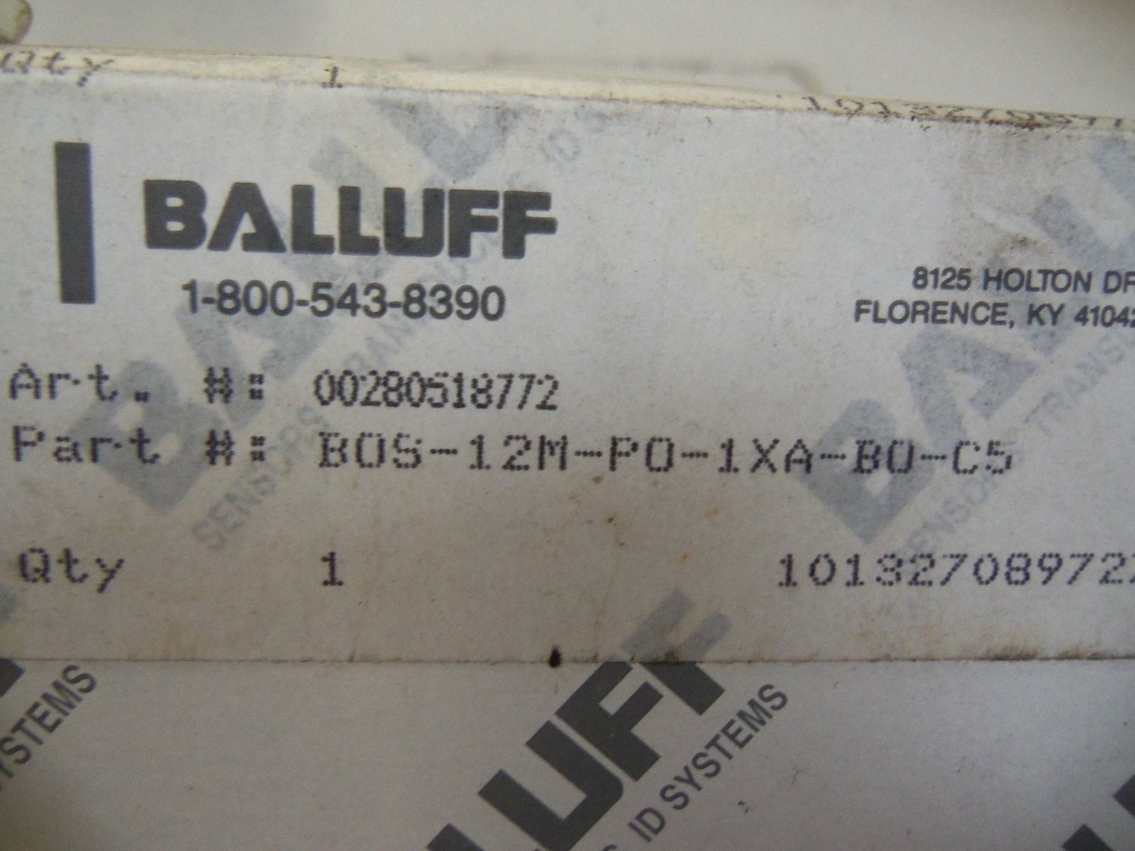 BALLUFF BOS-12M-PO-1XA-BO-C5 PHOTOELECTRIC SENSOR *FACTORY SEALED*
