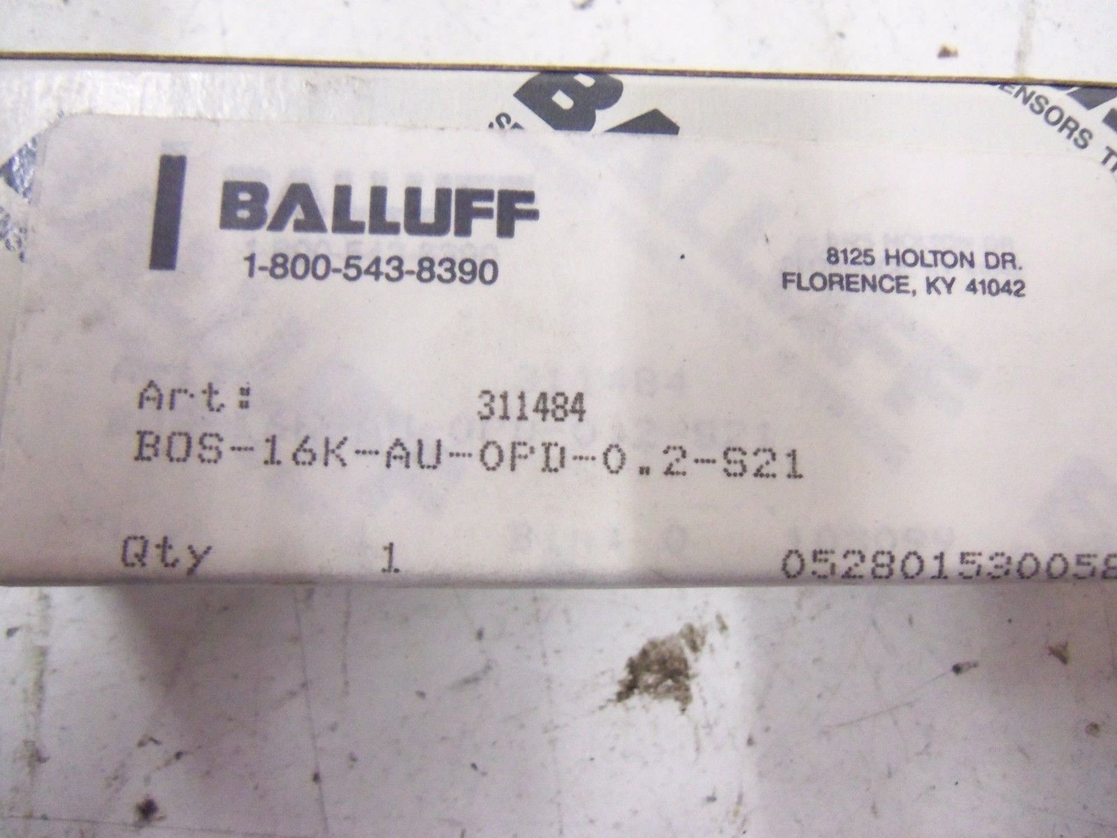 BALLUFF BOS-16K-AU-0PD-0.2-S21 *NEW IN BOX*