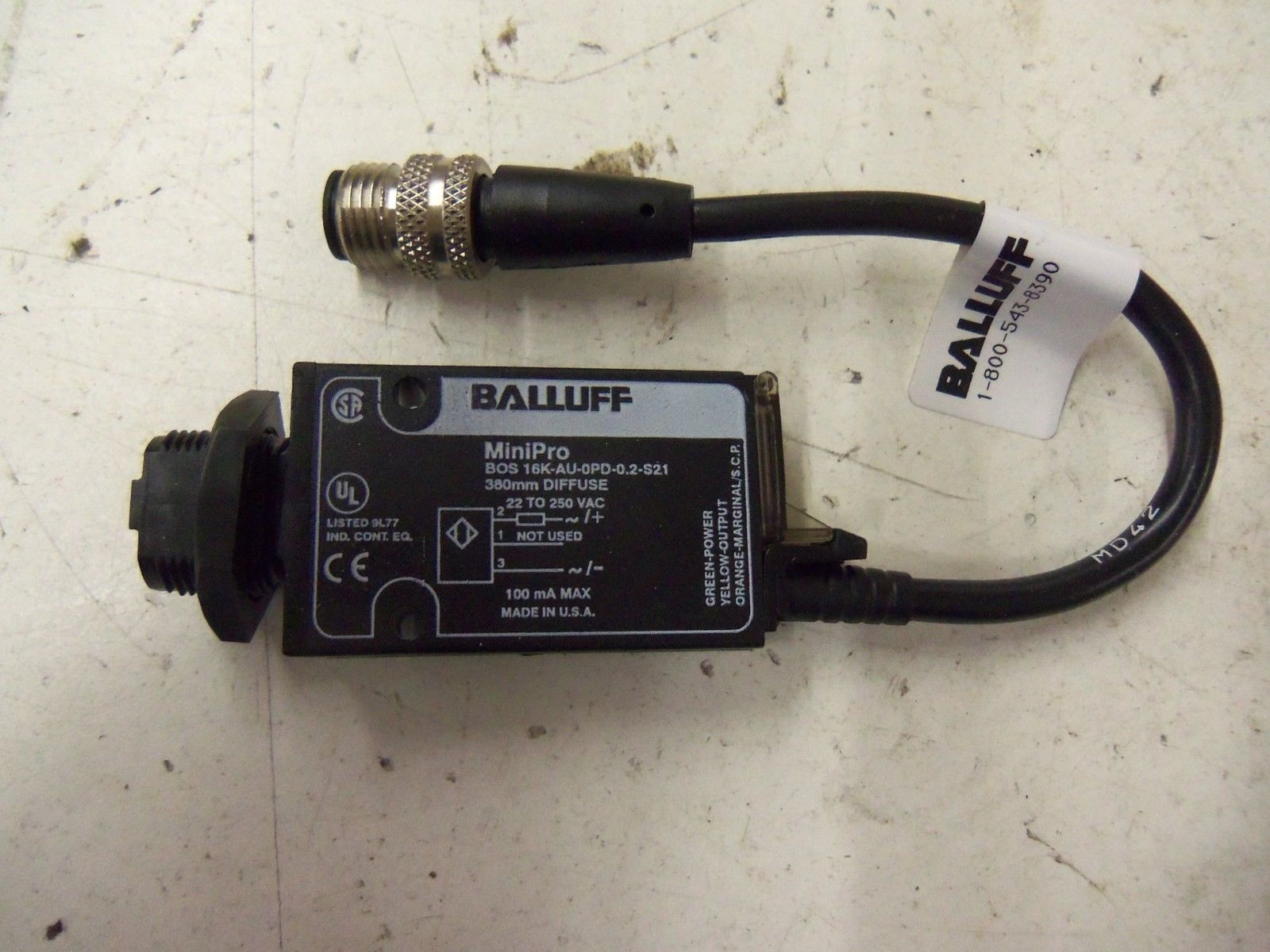 BALLUFF BOS-16K-AU-0PD-0.2-S21 *NEW IN BOX*