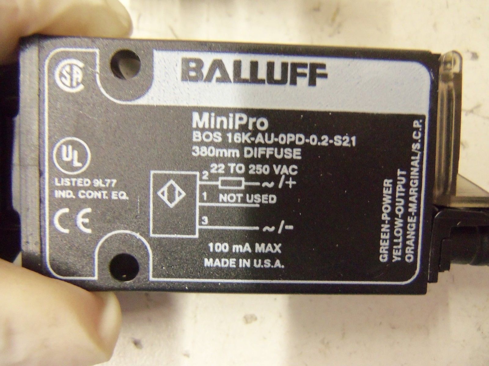 BALLUFF BOS-16K-AU-0PD-0.2-S21 *NEW IN BOX*