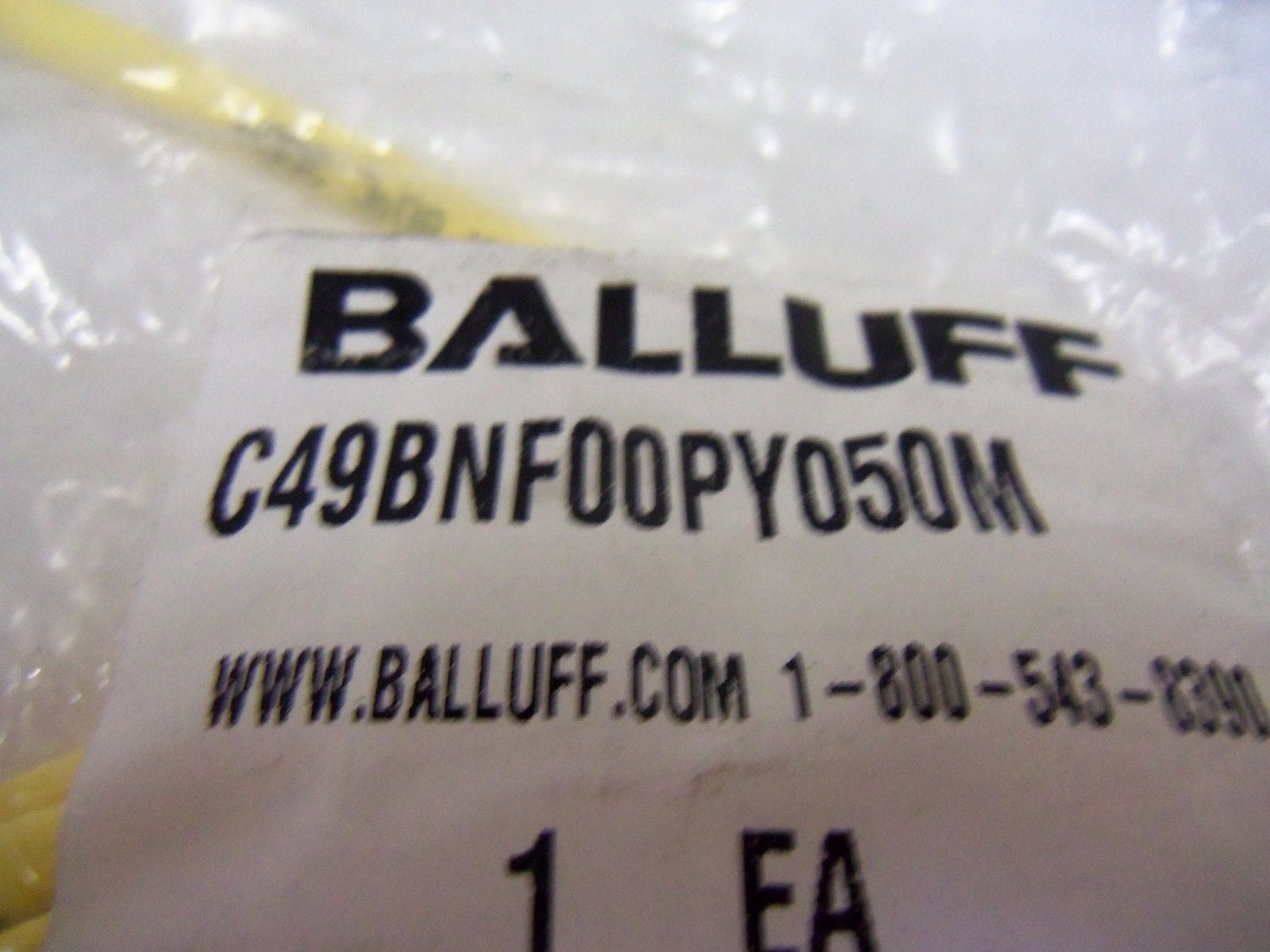 BALLUFF C49BNF00PY050M CABLE *NEW IN FACTORY BAG*