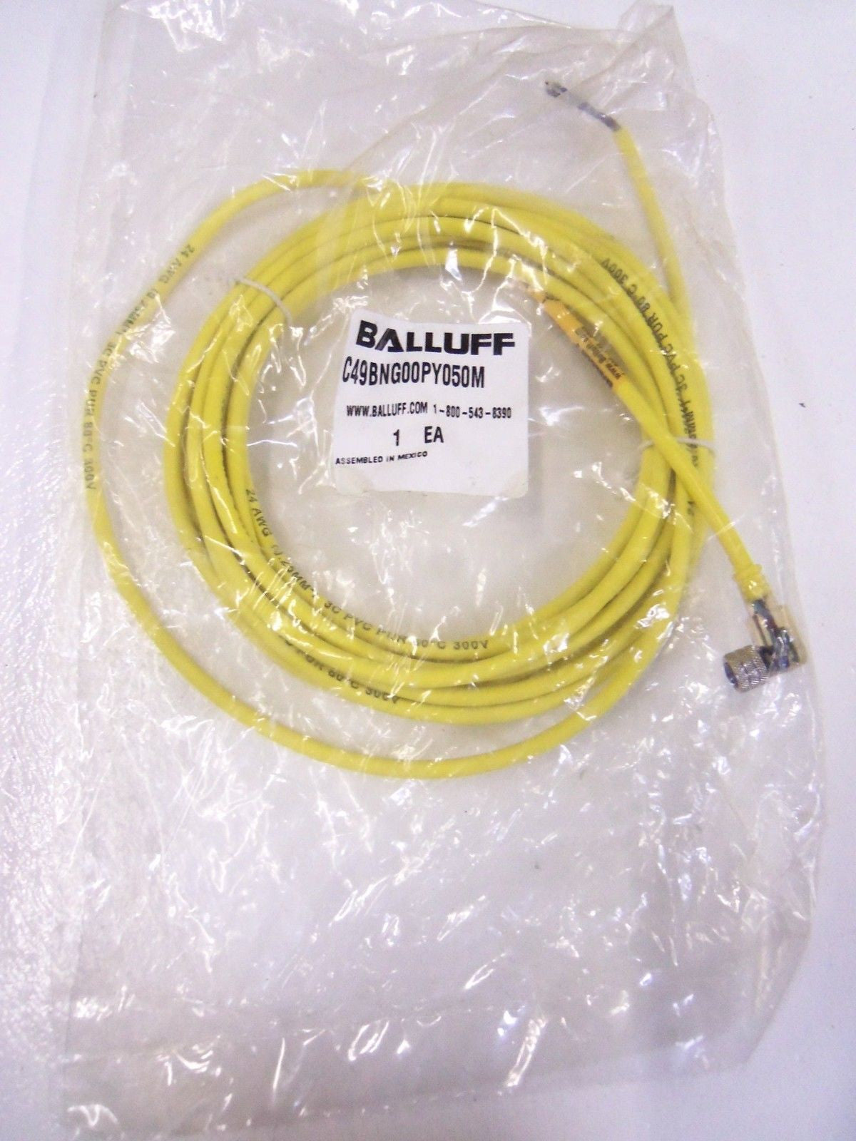 BALLUFF C49BNG00PY050M  CABLE *NEW IN BAG*