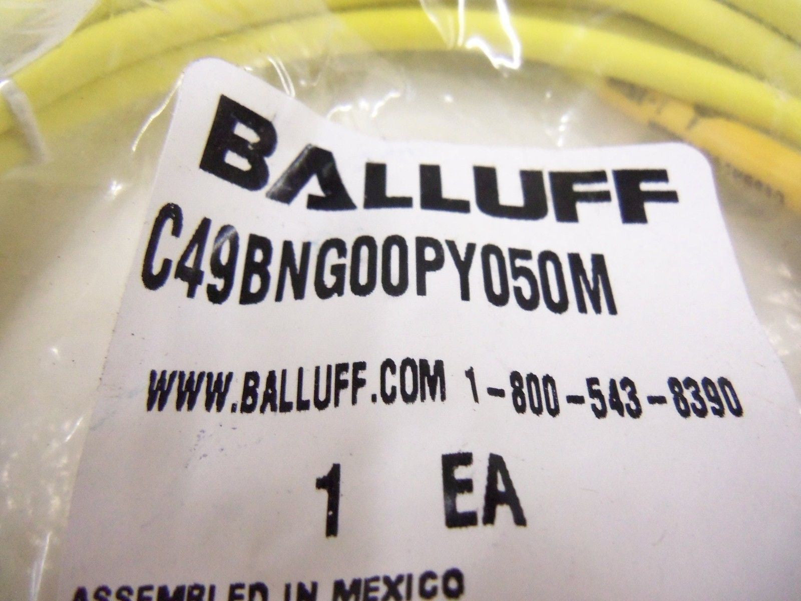 BALLUFF C49BNG00PY050M  CABLE *NEW IN BAG*