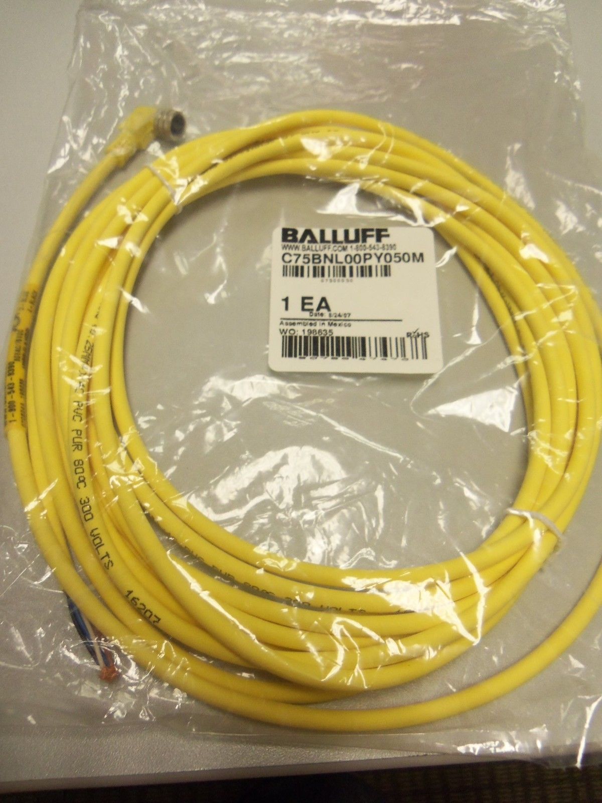 BALLUFF C75BNL00PY050M *NEW IN FACTORY BAG*